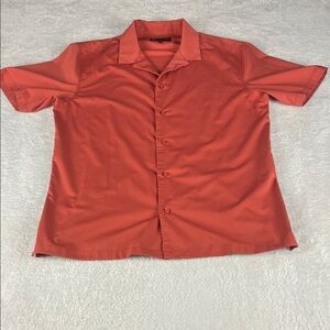 Tailored Athlete Men’s XL Casual Button Down Shirt in Red